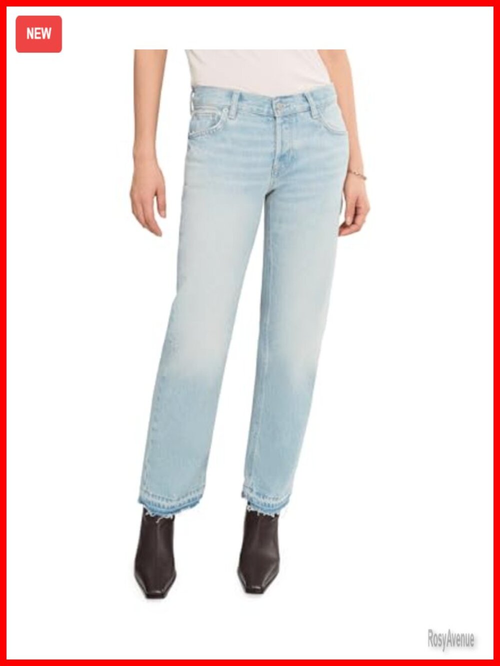 Free People Up All Hours Slim Straight Leg Low Rise Jeans